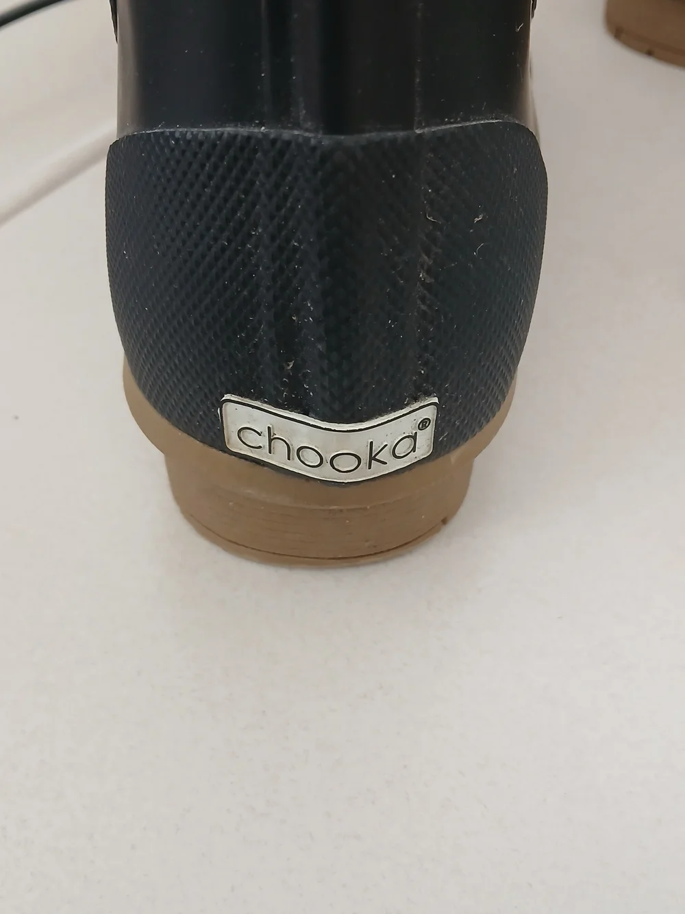Chooka Black Chelsea Rain Boots